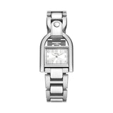 Fossil Harwell Womens Silver Stainless Steel Watch-ES5326