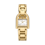 Fossil Harwell Womens Gold Stainless Steel Watch-ES5327