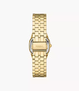 Fossil Harlow Womens Gold Stainless Steel Watch-ES5361