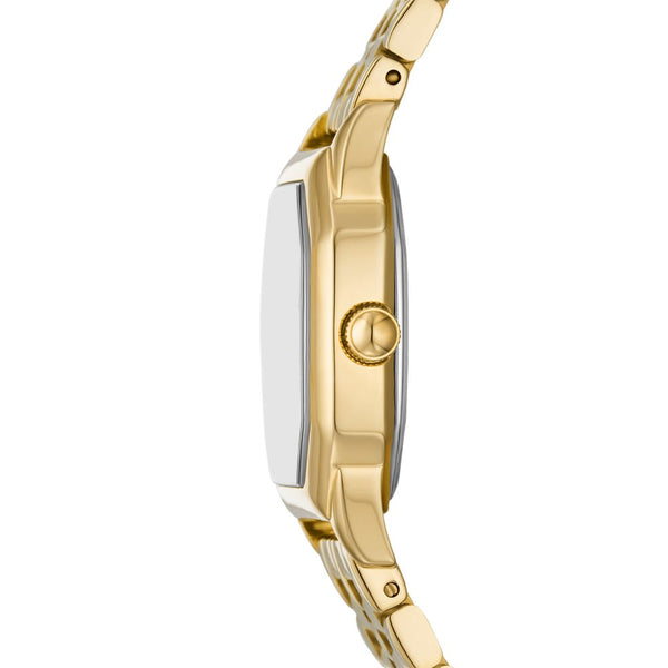 Fossil Harlow Womens Gold Stainless Steel Watch-ES5361