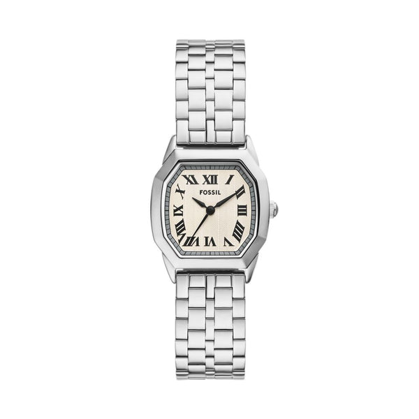 Fossil Harlow Womens Silver Stainless Steel Watch-ES5363