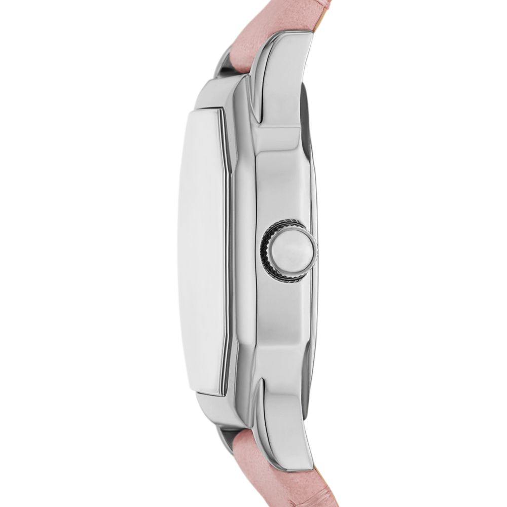 Fossil Harlow Womens Pink Leather Strap Watch-ES5406