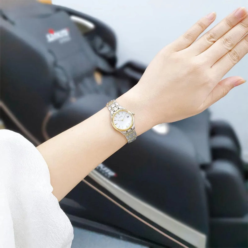 Citizen Eco-Drive Womens Silver Stainless steel Watch-EW1264-50A