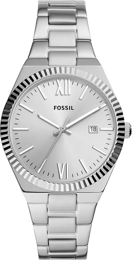 Fossil Women's Scarlette Three-Hand Date, Stainless Steel Watch - ES5300