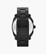 Fossil Machine Men'S Black Stainless Steel Watch-FS4552