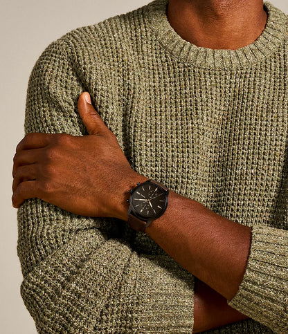 Fossil Townsman Brown Leather Men Watch-FS5437