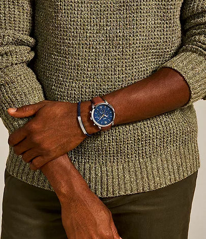 Fossil Neutra Chrono Brown Leather Watch - FS5708SET