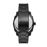 Fossil Men's Machine Three-Hand Date Black Stainless Steel Watch - FS5971