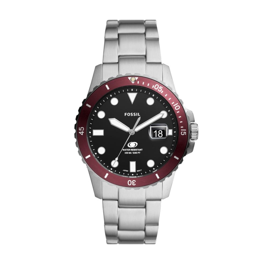 Fossil Men's Fossil Blue Three-Hand Date, Stainless Steel Watch - FS6013