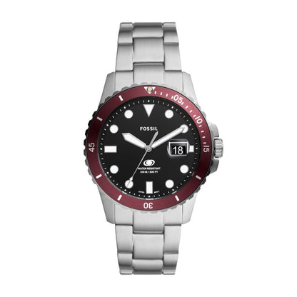 Fossil Men's Fossil Blue Three-Hand Date, Stainless Steel Watch - FS6013