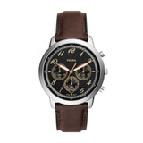 Fossil Neutra Mens Brown Leather Watch-FS6024