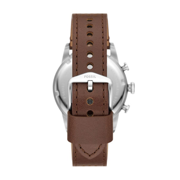 Fossil Sport Tourer Mens Brown Leather Watch-FS6042