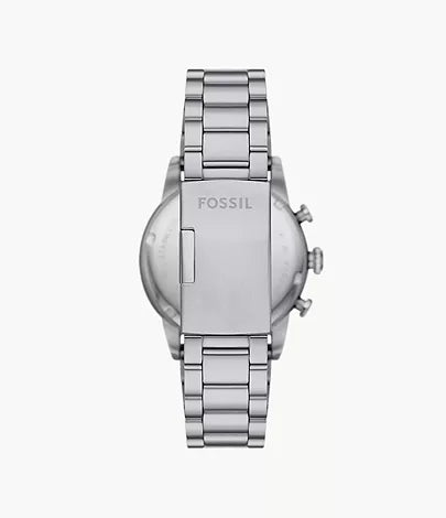 Fossil Sport Tourer Mens Silver Stainless Steel Watch-FS6045