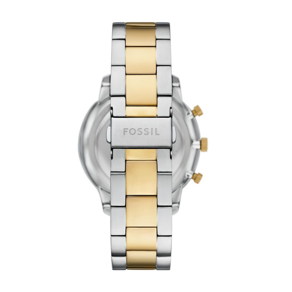 Fossil Neutra Mens Silver Stainless Steel Strap Watch-FS6112