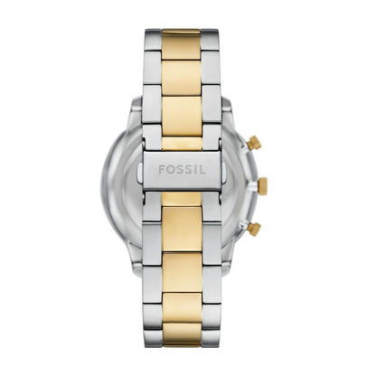 Fossil Neutra Mens Silver Stainless Steel Strap Watch-FS6112