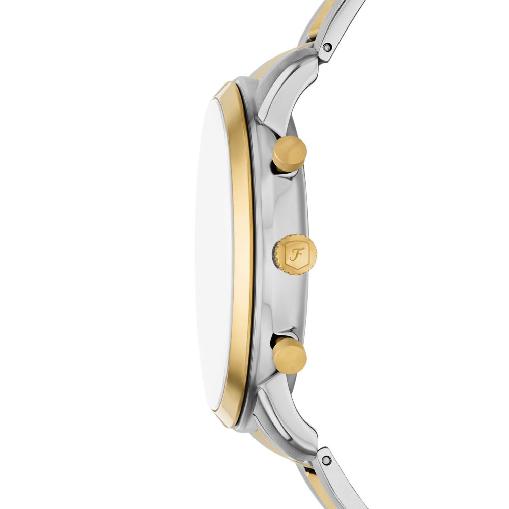 Fossil Neutra Mens Silver Stainless Steel Strap Watch-FS6112