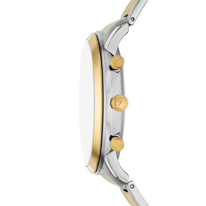 Fossil Neutra Mens Silver Stainless Steel Strap Watch-FS6112