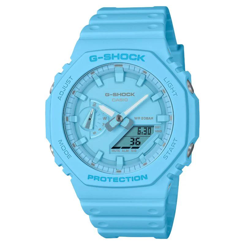 Casio G-Shock Womens Analogue & Digital Rubber WatchGA-2100