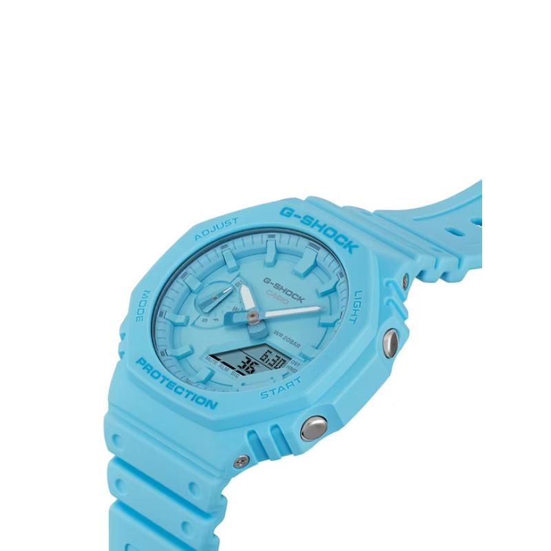 Casio G-Shock Womens Analogue & Digital Rubber WatchGA-2100