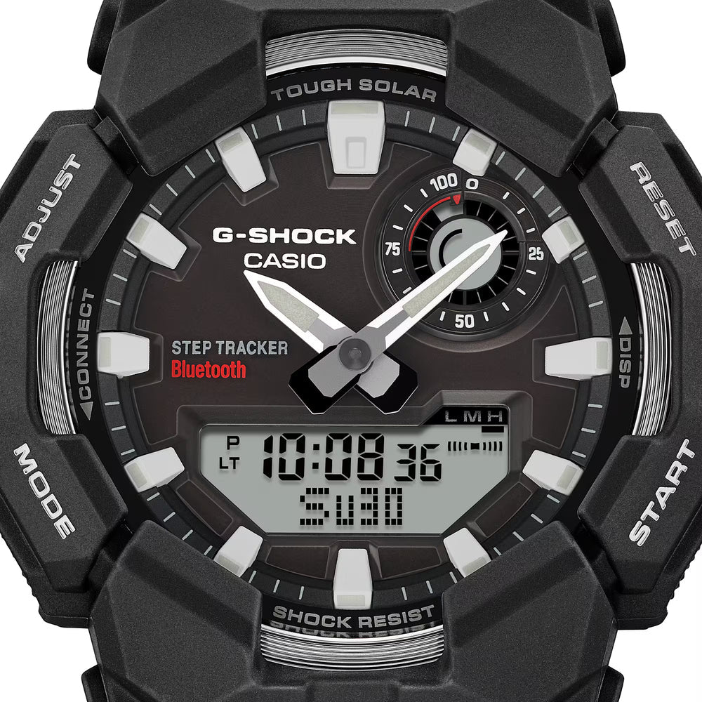 Casio G-Shock - Mens Rubber Strap Black Analogue & Digital Watch - GA-B010-1ADR