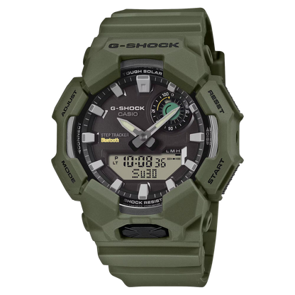 Casio G-Shock - Mens Rubber Strap Green Analogue & Digital Watch - GA-B010-3ADR