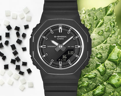 Casio G-Shock - Mens Rubber Strap Black Analogue & Digital Watch - GMA-P2110-1ADR