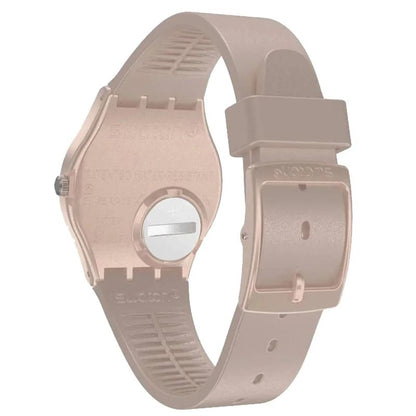 Swatch - Unisex Pink Rubber Strap Watch - GP403