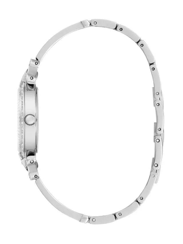 Guess - Womens Silver Stainless steel Strap Watch-GW0864L1