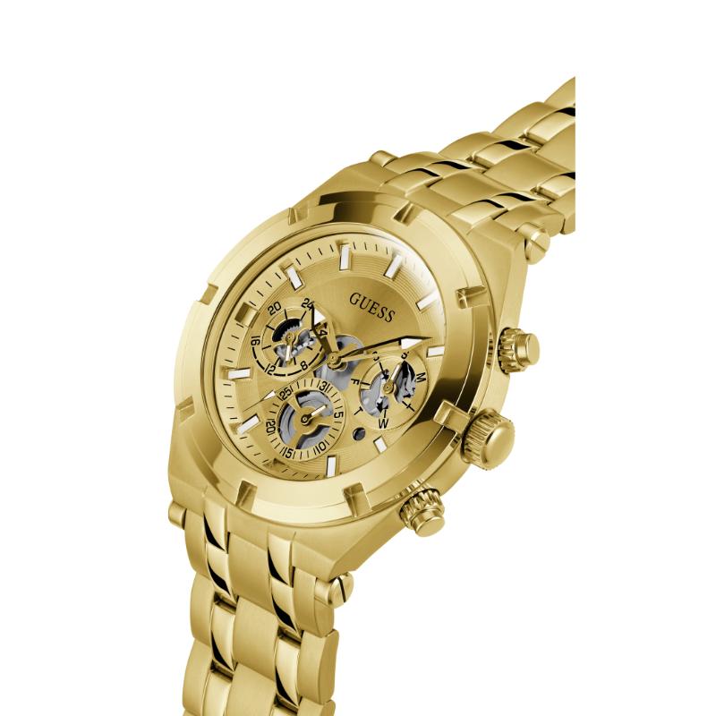 Guess Northbridge  Mens Gold Stainless steel Strap Watch-GW0260G4