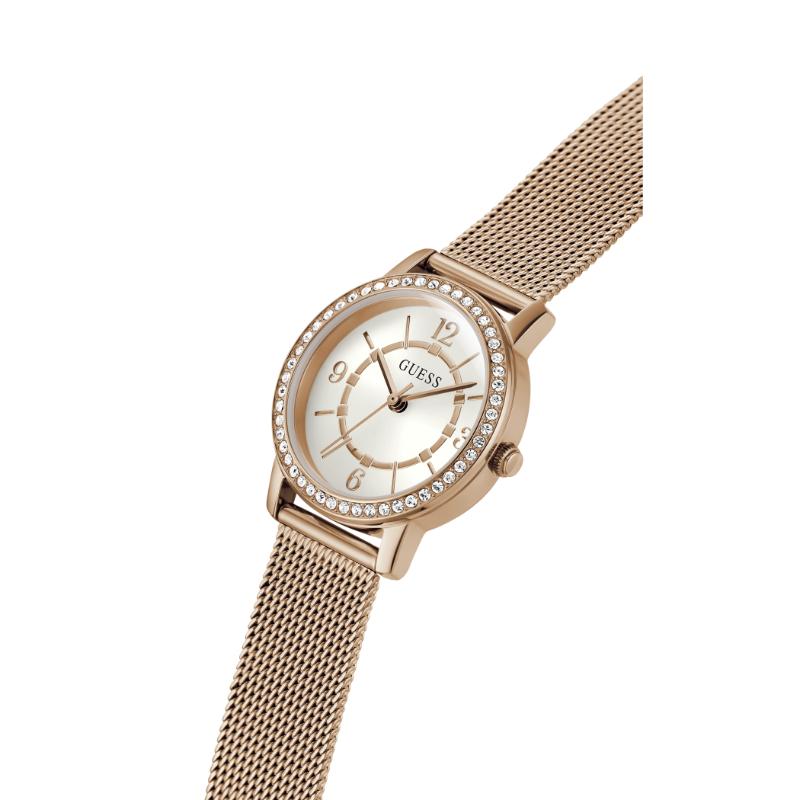 Guess Ashmont Womens Red Stainless steel Strap Watch-GW0534L3