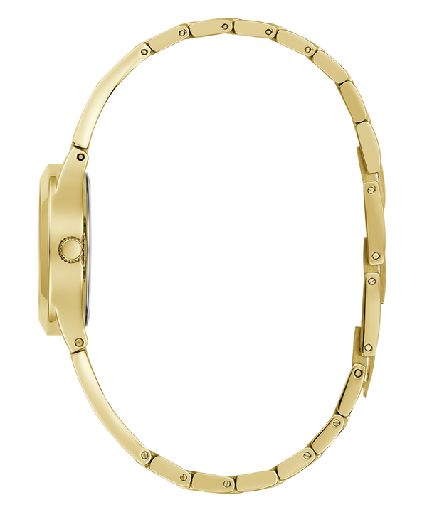 Guess Rumbush  Womens Gold Stainless steel Strap Watch-GW0609L2