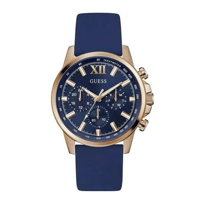 Guess Rubber Blue Men Watch-GW0913G1