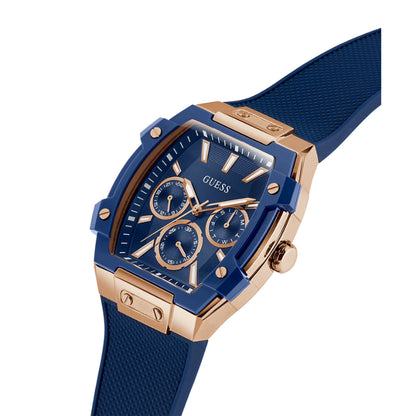 Guess Rubber Blue Men Watch-GW0956G4