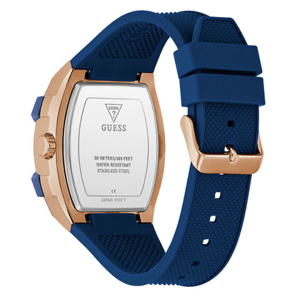 Guess Rubber Blue Men Watch-GW0956G4