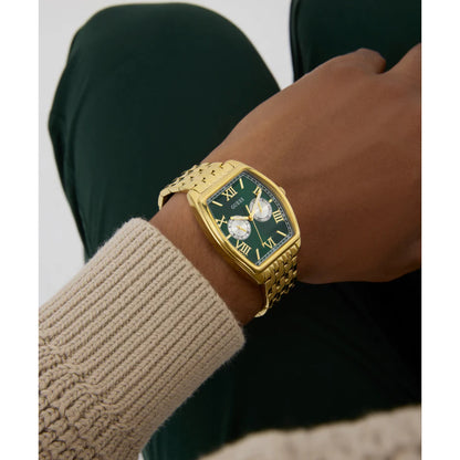 Guess Stainless steel Gold Men Watch-GW0975G2