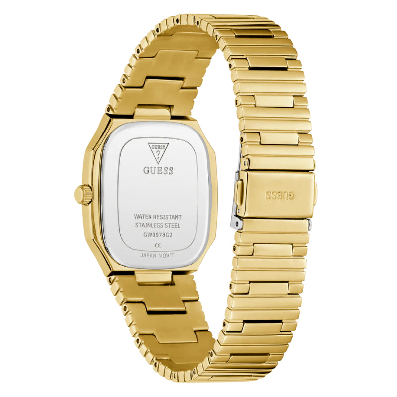 Guess Stainless steel Gold Men Watch-GW0978G2