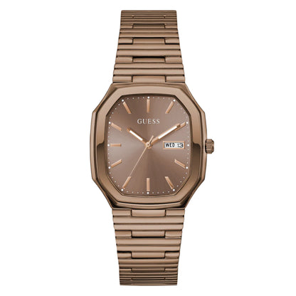 Guess Stainless steel Brown Men Watch-GW0978G3