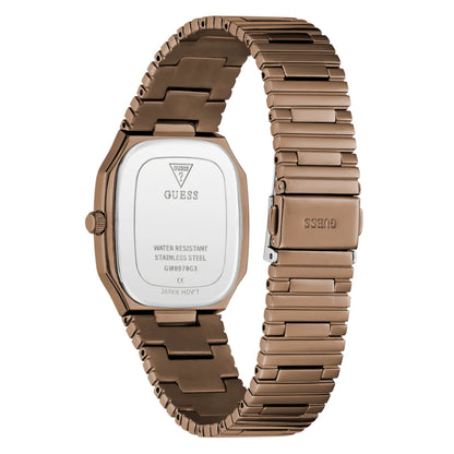 Guess Stainless steel Brown Men Watch-GW0978G3