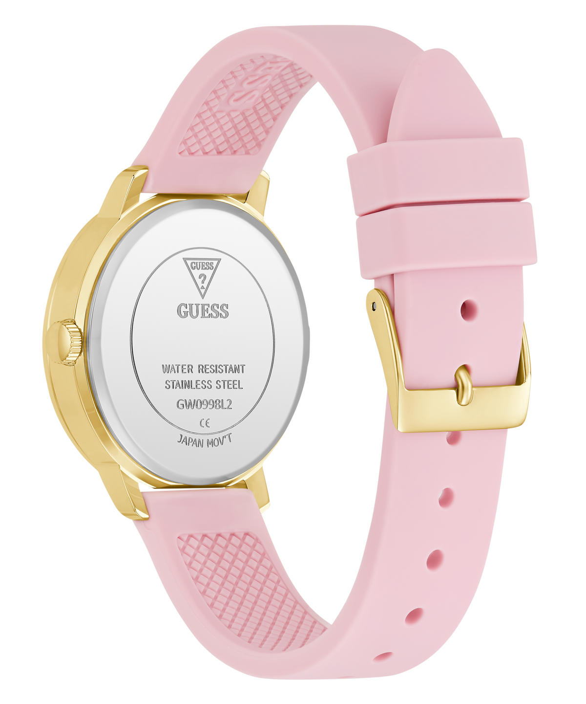 Guess Rubber Pink Women Watch-GW0998L2