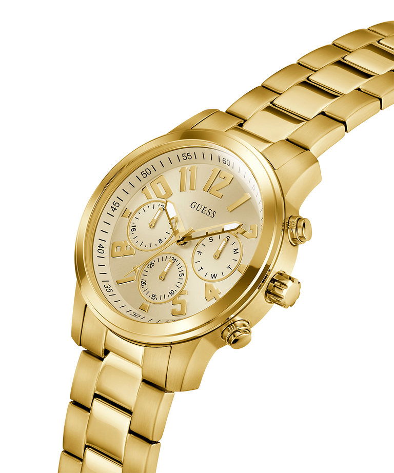 Guess Stainless steel Gold Men Watch-GW1006G2
