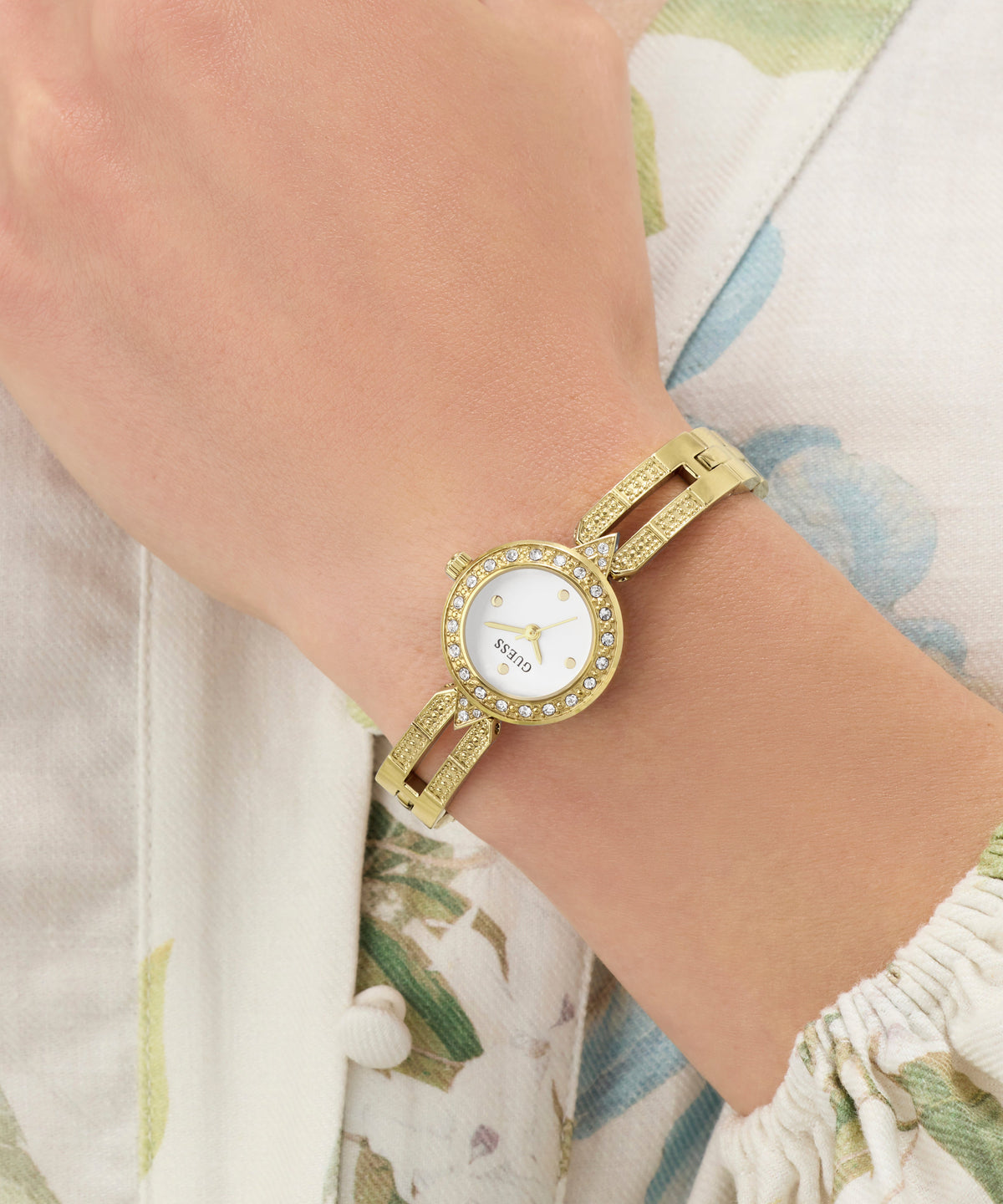 Guess Stainless steel Gold Women Watch-GW1016L2