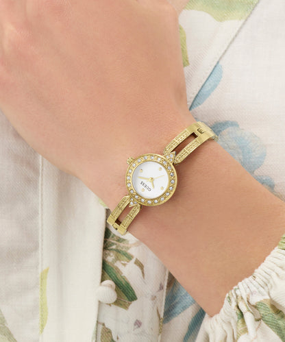 Guess Stainless steel Gold Women Watch-GW1016L2
