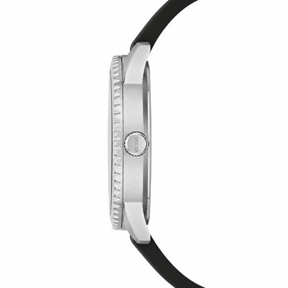 Guess Rubber Silver Men Watch-GW1063G1