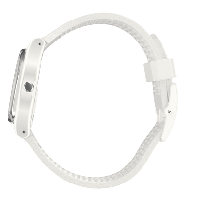 Swatch-Pearlazing White Unisex Rubber Watch-GW411