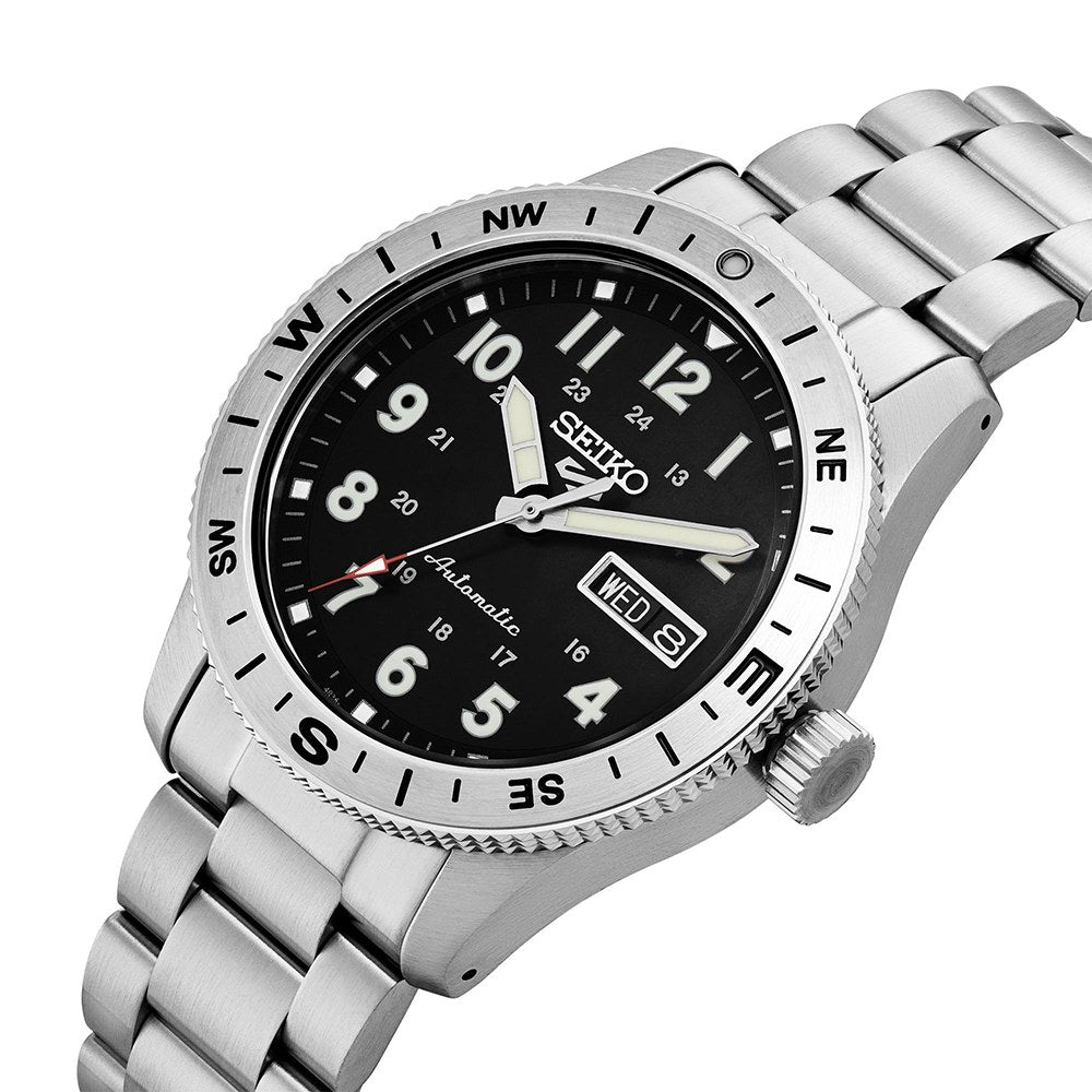 Seiko - Men Silver Stainless Steel Strap Watch - HDB006K1