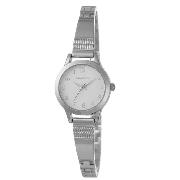 Hallmark Ladies Silver Stainless Steel Watch-HE2083S