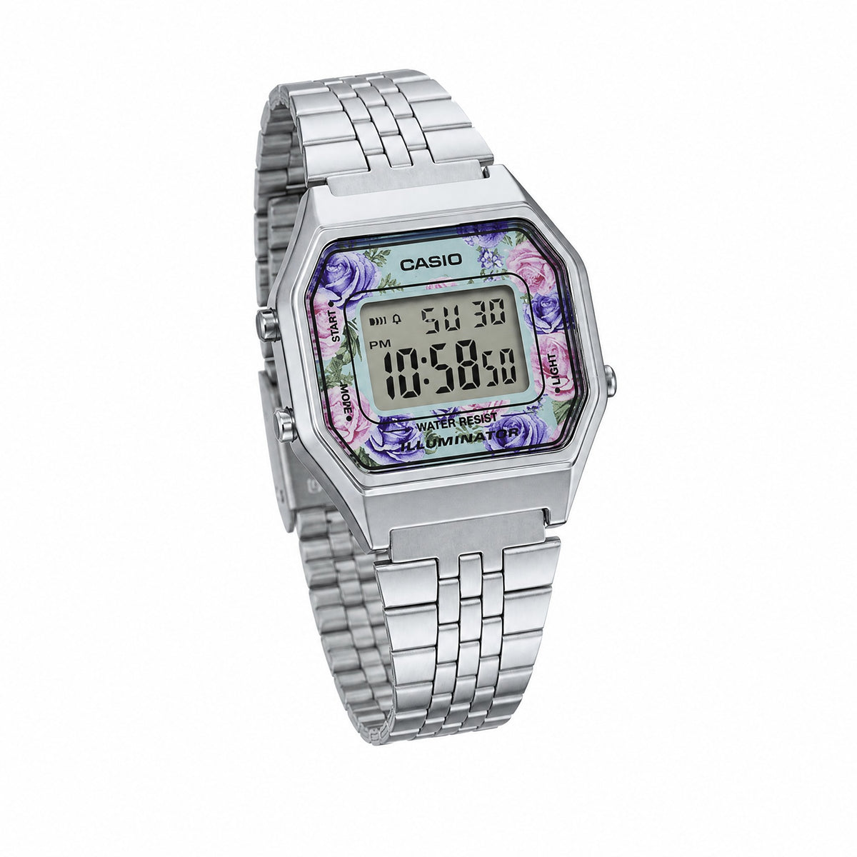 Casio Ladies Retro LA680WA-2CDF - AI-generated angle view