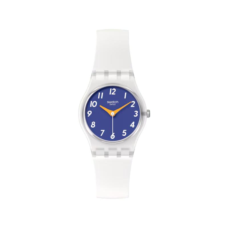 Swatch - Unisex White Rubber Strap Watch - LE108