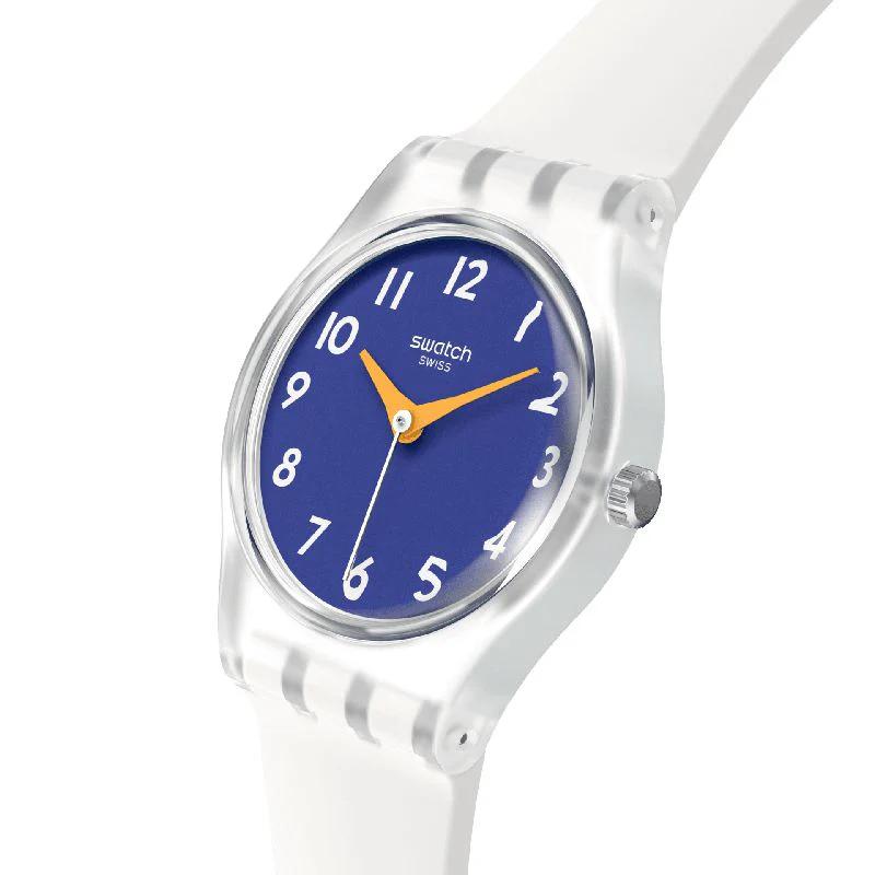 Swatch - Unisex White Rubber Strap Watch - LE108