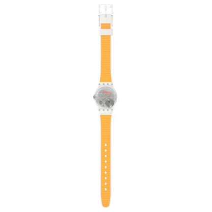 Swatch - Unisex White Rubber Strap Watch - LE108